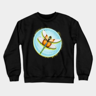 Dragonflies Insects Graphic Desing full color Crewneck Sweatshirt